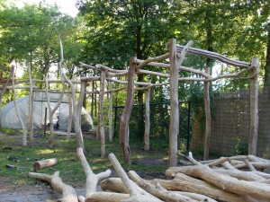 belevingstunnel in aanbouw